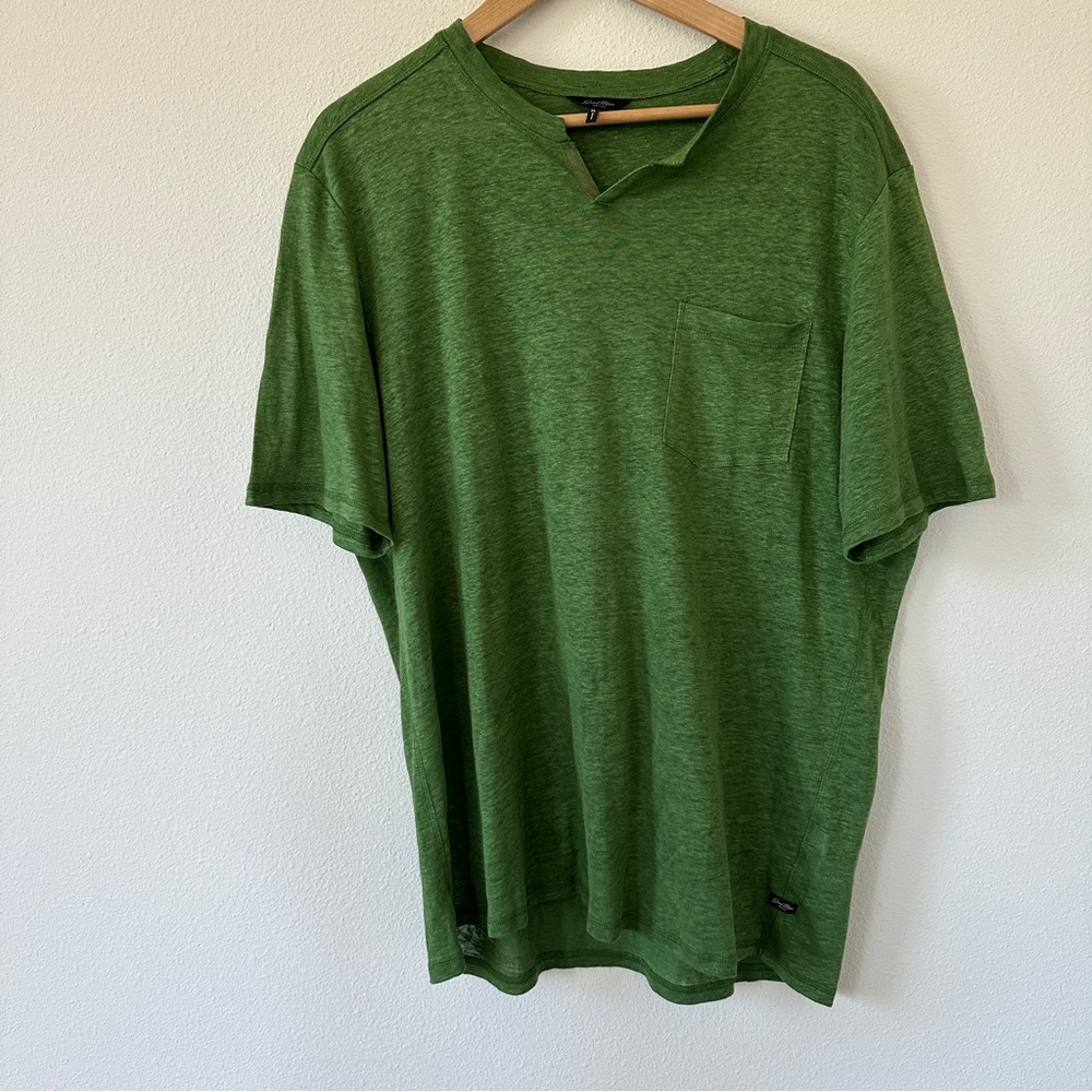 Good Man Brand Victory V Notch Green Short Sleeve Tee